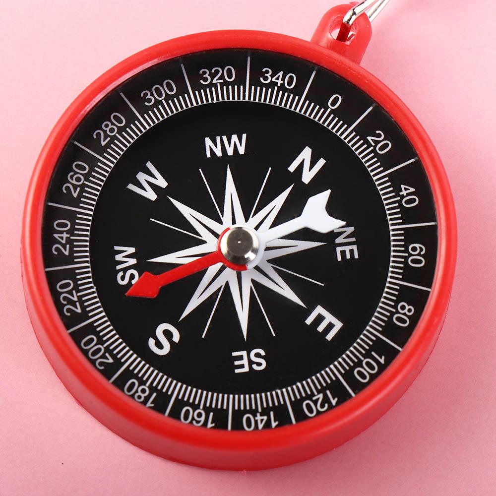 Compass Keychain Mini - Bussola Tascabile da Campeggio, Portachiavi con