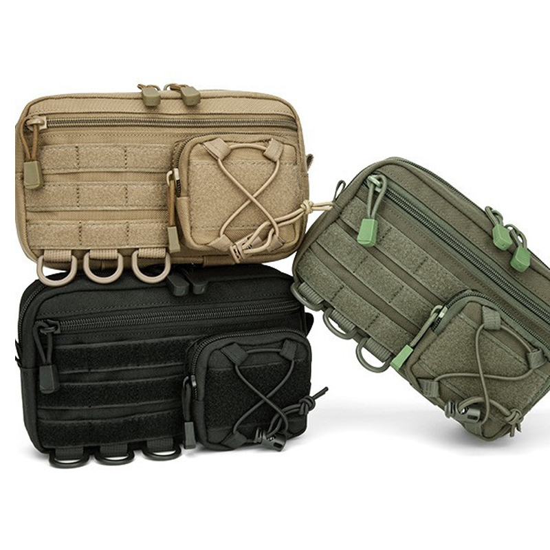 Edc Carry Fanny Pack - Custodia tattica per amministrativa orizzontale Molle