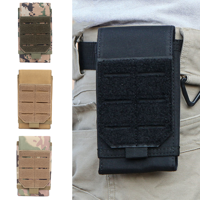 Edc Carry Fanny Pack - Marsupio tattico per telefono Molle da