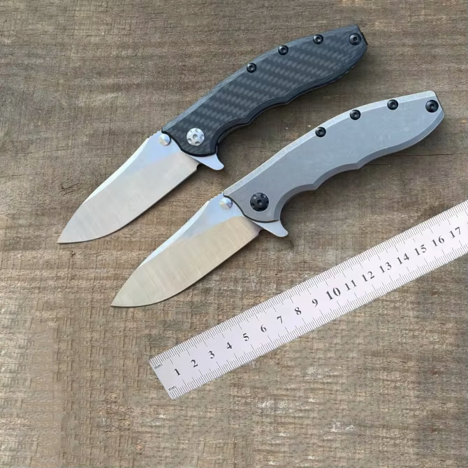 Pocket Knife Ceramic - 0562CF 20CV Lama con cuscinetto in