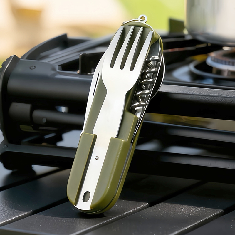 Pocket Knife Ceramic - Nuovo set di posate da campeggio