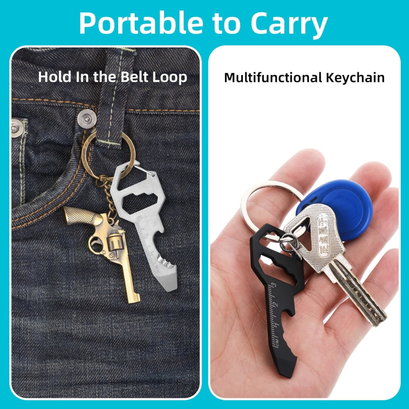 1 pezzo portachiavi apribottig - Edc Carry Backpack recensione e prezzo