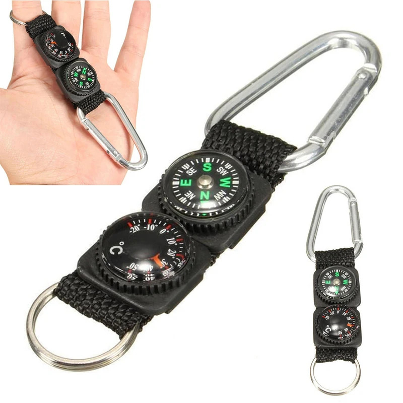 1pc universale multifunzione 3 - Compass Keychain Mini recensione e prezzo